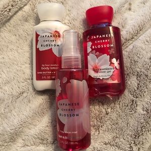 Bath and Body Works Japanese Cherry Blossom Trio